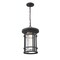 Z-Lite Jordan 1 Light Outdoor Chain Mount Ceiling Fixture, Oil Rubbed Bronze And Clear Seedy 570CHB-ORB - alternate 3